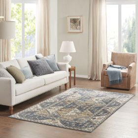 8' x 10' Madison Park Dakota Tile Area Rug. Medium pile. Slide-Preventative Transparent sprayed latex reverse. 8' x 10' Madison Park Dakota Tile Area Rug. Medium pile. Slide-Preventative Transparent sprayed latex reverse.